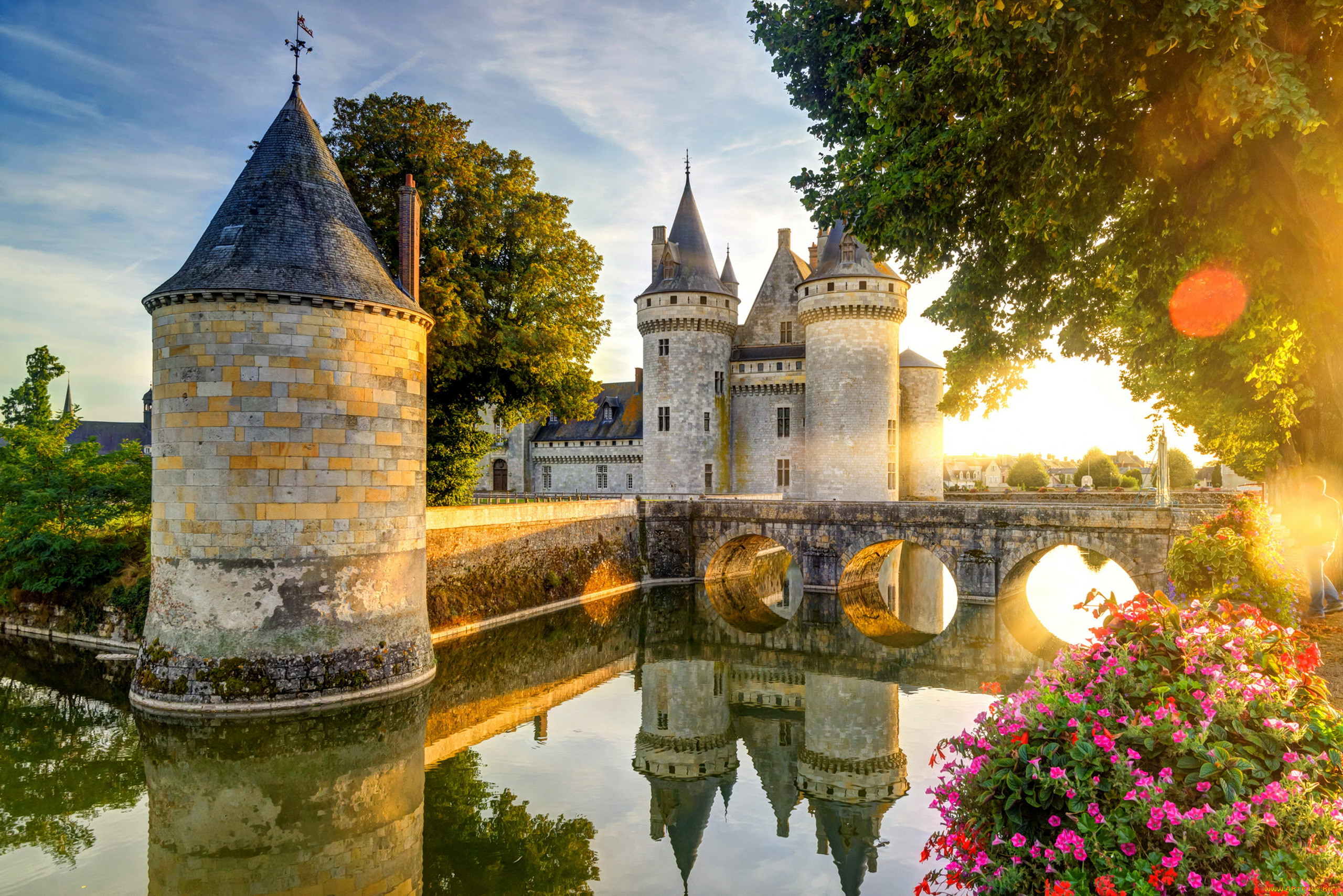 le chateau de sully-sur-loire, france, ,  , le, chateau, de, sully-sur-loire